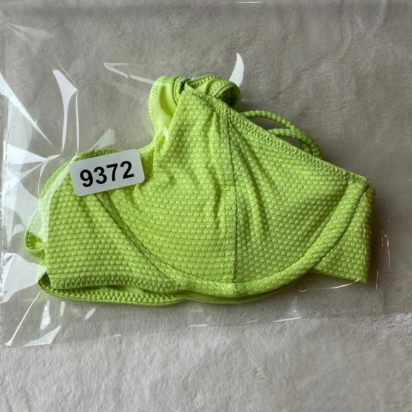 NWOT Frankie’s bikinis Sundance neon underwire bikini top 19372 - Picture 11 of 11